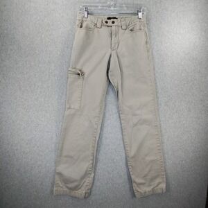 Women's Forever 21 Size XS Frayed Hem Like Cargo Beige Pants📸SEE PIC📏📸